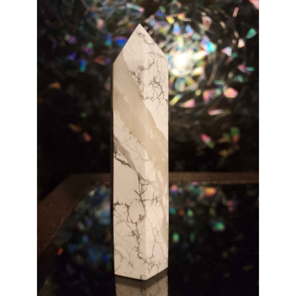 92mm Creamy Howlite tower #83